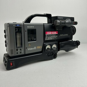 FUZ 【ジャンク品】 SONY ソニー ビデオカメラ Video8Pro CCD-V200 〈094-240518-ST-2-FUZ〉
