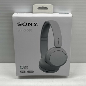 IZU 【中古品】 SONY WH-CH520/WZ ワイヤレスヘッドホン Bluetooth対応 ホワイト 〈093-240520-KM-07-IZU〉