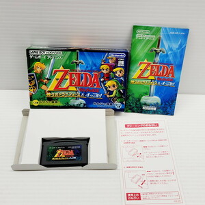 IZU 【現状渡し品】 ゼルダの伝説 神々のトライフォース&4つの剣 ゲームボーイアドバンス GBA ソフト 〈023-240530-KM-03-IZU〉