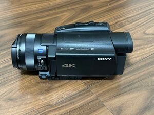 SONY Handycam FDR-AX700 中古　稼働時間少　バッテリー付属品豊富