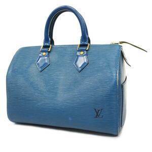 [4ia0683] Louis Vuitton ручная сумочка / epi / speedy 25/M43015/toredo голубой [ б/у ] женский 