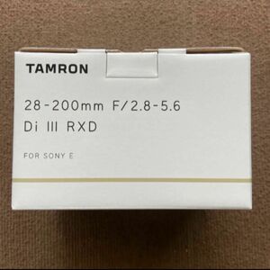 新品未使用　タムロン 28-200mm F/2.8-5.6 Di Ⅲ RXD