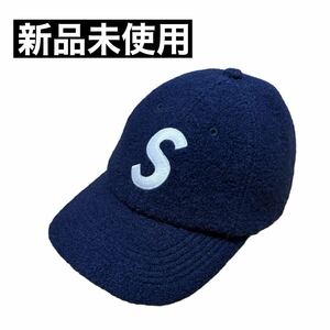 【新品未使用】Supreme Wool S Logo 6-Panel Cap シュプリーム Sロゴ キャップ ウール 23 ネイビー