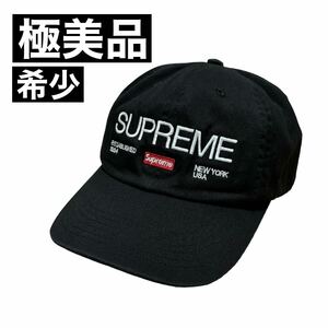 【極美品】希少 Supreme Est 1994 6-Panel Black Cap シュプリーム キャップ 大人気 即完売
