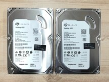 【送料無料】中古HDD 500GB 3.5インチ 2台セット SEAGATE ST500DM002 seagate 動作確認済 健康状態:正常 HDD 送料無料 3.5インチ②×2_画像1