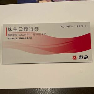 東急　株主優待券＆乗車証