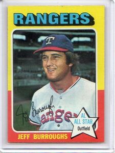 ●ジェフ・バロウズ　カード　Vol.1　1975TOPPS　MVP　打点王