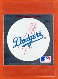 ●1991FLEER ULTRA BASEBALL LOGO STICKERS　ロゴ・ステッカー・カード　ロサンゼルス・ドジャース