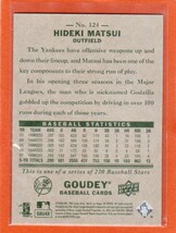 ●松井秀喜　カード　Vol.497　2008UD GOUDEY #124　デレク・ジーター　ニューヨーク・ヤンキース_画像2