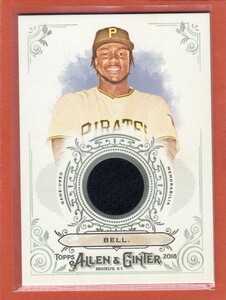 ★ジョシュ・ベル　カード　Vol.1　2018TOPPS ALLEN & GINTER FULL SIZE RELICS B #FSRB-JE　ジャージ　スイッチ打者HR新人リーグ新記録