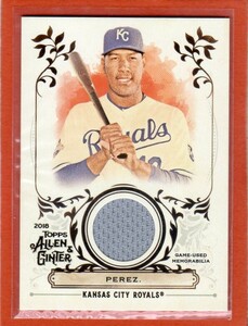 ★サルバドール・ペレス　カード　Vol.1　2018TOPPS ALLEN & GINTER FULL SIZE RELICS A #FSRA-SP　ジャージ　ゴールドグラブ4回