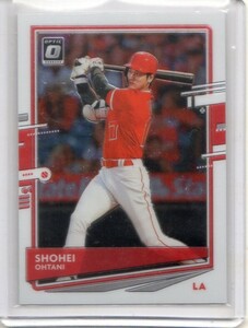 ●大谷翔平　カード　Vol.377　2020PANINI DONRUSS OPTIC BASEBALL #118　ロサンゼルス・エンゼルス