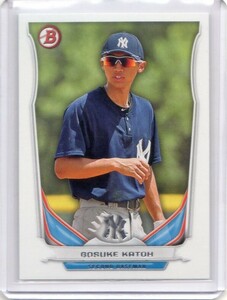 ●加藤豪将　カード　Vol.17　2014BOWMAN DRAFT TOP PROSPECTS #TP-85　ニューヨーク・ヤンキース