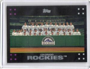 ●コロラド・ロッキーズ　カード　Vol.2　2007TOPPS #601　トッド・ヘルトン