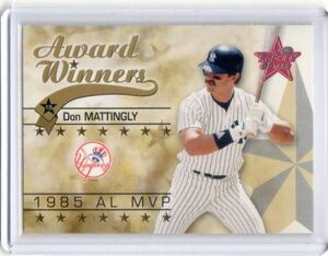 ●ドン・マッティングリー　カード　Vol.19　2002DONRUSS LEAF ROOKIES & STARS #256　ニューヨーク・ヤンキース