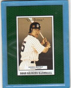 ●松井秀喜　カード　Vol.537　2005UD ORIGINS BASEBALL OLD JUDGE #79　ニューヨーク・ヤンキース