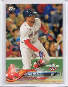 ●ムーキー・ベッツ　カード　Vol20　2018TOPPS OPENING DAY #22　MVP　首位打者　ゴールドグラブ　ボストン・レッドソックス