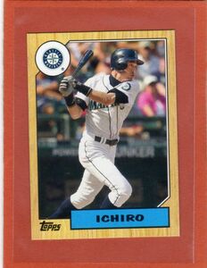 ●イチロー　カード　Vol.1704　2012TOPPS 1987TOPPS MINIS #TM-14　シアトル・マリナーズ