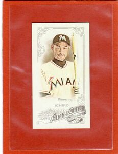 ●イチロー　カード　Vol.2878　2015TOPPS ALLEN & GINTER MINI ALLEN & GINTER BACK #285　マイアミ・マーリンズ