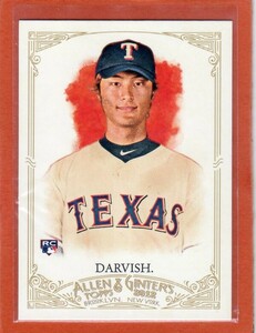 ●ダルビッシュ有　カード　Vol.18　2012TOPPS ALLEN & GINTER'S #4　ルーキー　テキサス・レンジャーズ