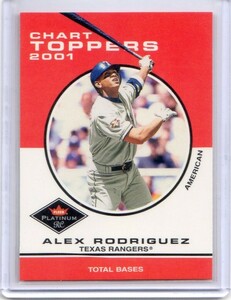 ●A-ROD　カード　Vol.4　2001FLEER PLATINUM RC　レンジャーズ