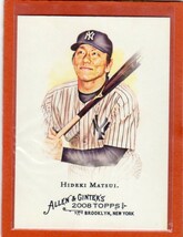 ●松井秀喜　カード　Vol.481　2008TOPPS ALLEN & GINTER'S #179　ニューヨーク・ヤンキース_画像1