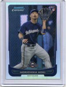 ●青木宣親　カード　Vol.15　2012BOWMAN CHROME　ルーキー　リフラクター