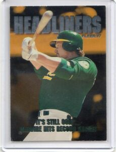 ●マーク・マグワイア　カード　Vol.14　1997FLEER HEADLINERS #12　オークランド・アスレチックス