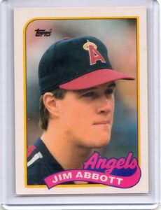 ●ジム・アボット　カード　Vol.75　1989TOPPS TRADED #2T　ルーキー　カリフォルニア・エンゼルス