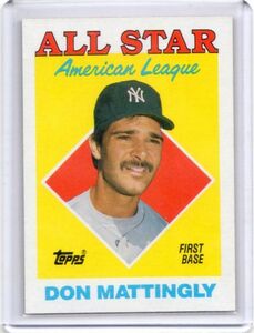 ●ドン・マッティングリー　カード　Vol.10　1988TOPPS #386　ニューヨーク・ヤンキース