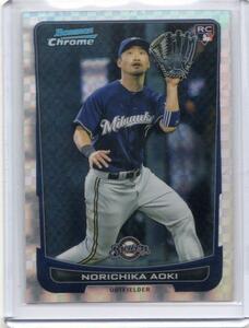 ●青木宣親　カード　Vol.14　2012BOWMAN CHROME　ルーキー　リフラクター（イクスフラクター）