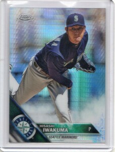 ●岩隈久志　カード　Vol.103　2016TOPPS CHROME PRIZM REFRACTORS #61　シアトル・マリナーズ