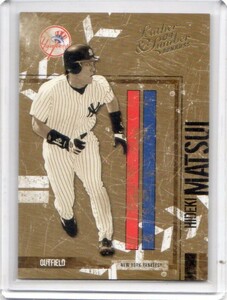 ●松井秀喜　カード　Vol.1036　2004DONRUSS LEATHER & LUMBER #99　限定　ニューヨーク・ヤンキース