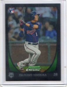 ●西岡剛　カード　Vol.39　2011BOWMAN CHROME #209　ルーキー　ミネソタ・ツインズ