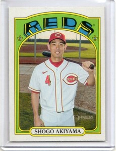 ●秋山翔吾　カード　Vol.31　2021TOPPS HERITAGE SP #418　シンシナティ・レッズ