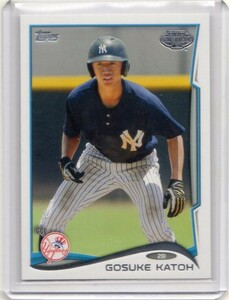 ●加藤豪将　カード　Vol.24　2014TOPPS PRO DEBUT #191　ニューヨーク・ヤンキース