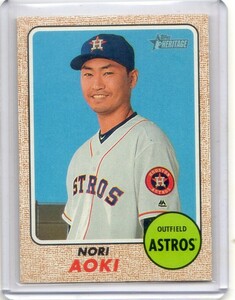 ●青木宣親　カード　Vol.77　2017TOPPS HERITAGE #300　ヒューストン・アストロズ