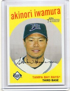 ●岩村明憲　カード　Vol.103　2008TOPPS HERITAGE #192　タンパベイ・レイズ