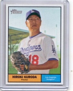 ●黒田博樹　カード　Vol.162　2010TOPPS HERITAGE #296　ロサンゼルス・ドジャース