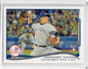 ●田中将大　カード　Vol.28　2014TOPPS UPDATE SERIES #US-25　初登板　ルーキー　ニューヨーク・ヤンキース