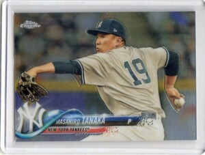 ●田中将大　カード　Vol.129　2018TOPPS CHROME #10　ニューヨーク・ヤンキース