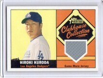 ★黒田博樹　カード　Vol.185　2010TOPPS HERITAGE CLUBHOUSE COLLECTION RELICS #CCR-HK　ジャージ　ロサンゼルス・ドジャース_画像1