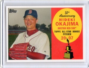 ●岡島秀樹　カード　Vol.29　2008TOPPS 50TH ANNIVERSARY TOPPS ALL-STAR ROOKIE TEAM #AR61　ボストン・レッドソックスクス