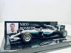 【送料無料】1/43 Minichamps メルセデス AMG ペトロナス F1 W07 HYBRID #6 N.ロズベルグ Winner Japanese GP 2016