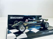 【送料無料】1/43 Minichamps Lotus Ford ロータス フォード 91 #11 E.デ.アンジェリス (Winner Austlia GP) 1982 タバコ仕様_画像1