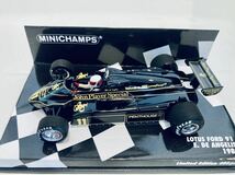 【送料無料】1/43 Minichamps Lotus Ford ロータス フォード 91 #11 E.デ.アンジェリス (Winner Austlia GP) 1982 タバコ仕様_画像7