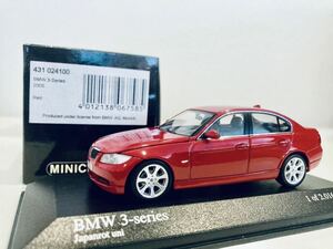 【送料無料】1/43 Minichamps BMW 3シリーズ (E90) 2005 Red