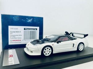 【送料無料】1/43 Mark43 Honda ホンダ NSX-R GT (NA2) Championship White GT Wing