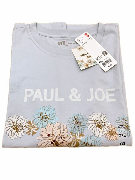 新品 訳あり ユニクロ Tシャツ ポール&ジョー XXL Tシャツ 半袖 コットン クルーネック Tシャツ