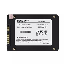 【6日間のSALE！】SSD Goldenfir 512GB SATA / 6.0Gbps 新品 2.5インチ 高速 NAND TLC 内蔵 デスクトップPC ノートパソコン ブラック_画像2